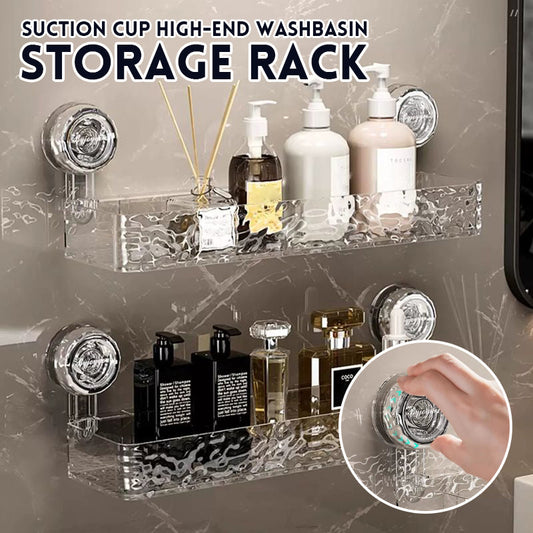 Suction Cup High-End Washbasin Storage Rack